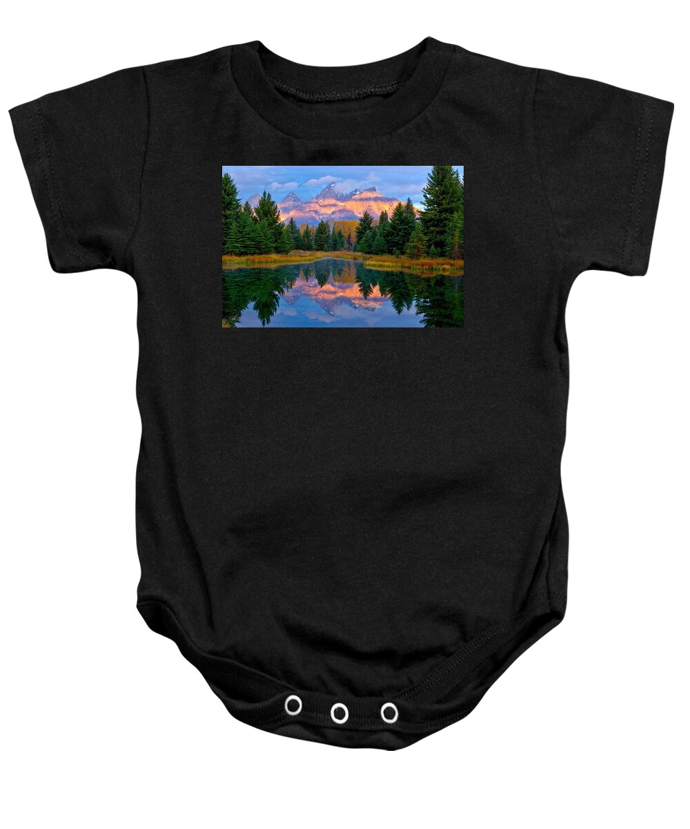Autumn Baby Onesie featuring the photograph Intermittency by David Andersen