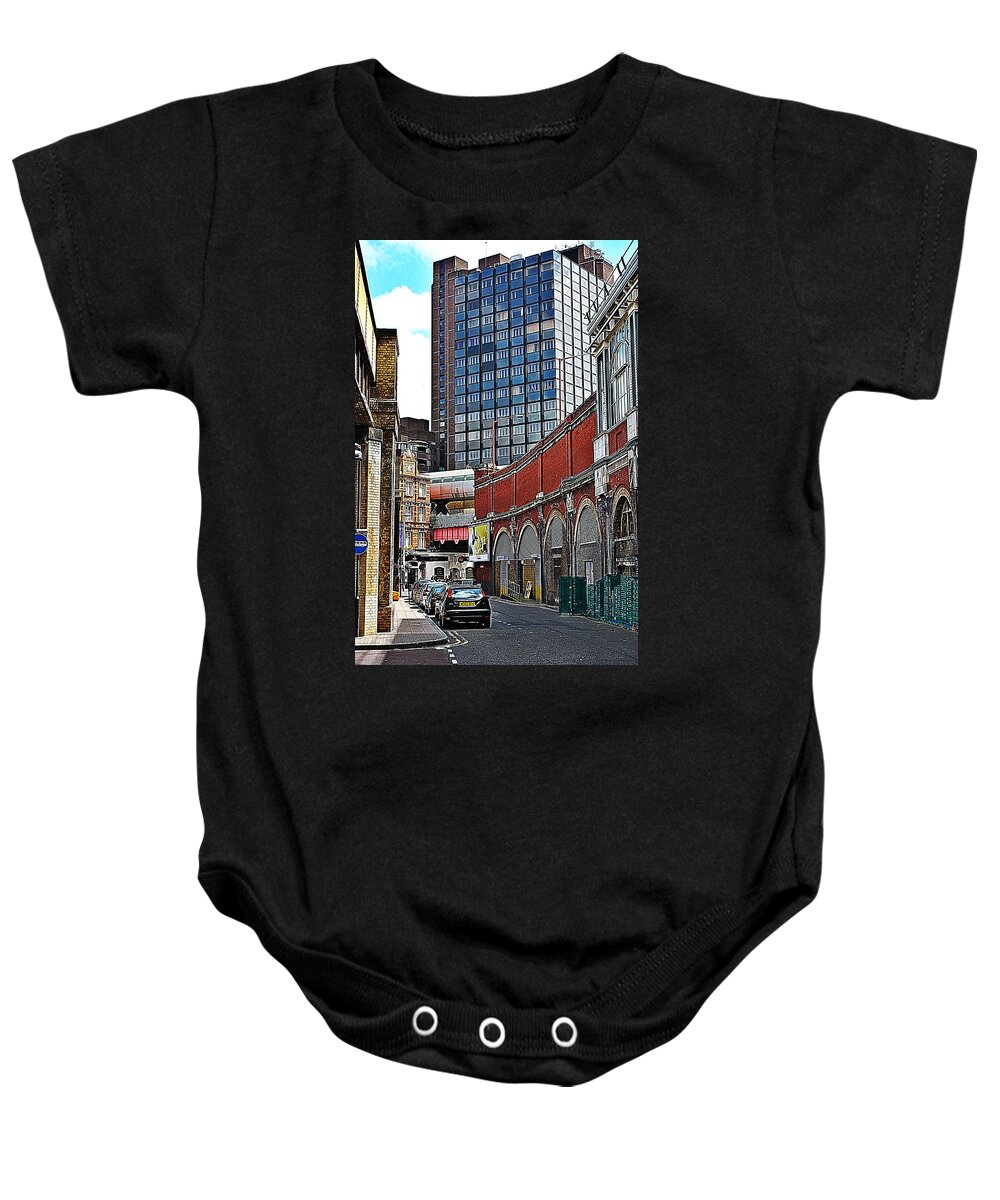 Canon Baby Onesie featuring the photograph Layers of London by Jeremy Hayden