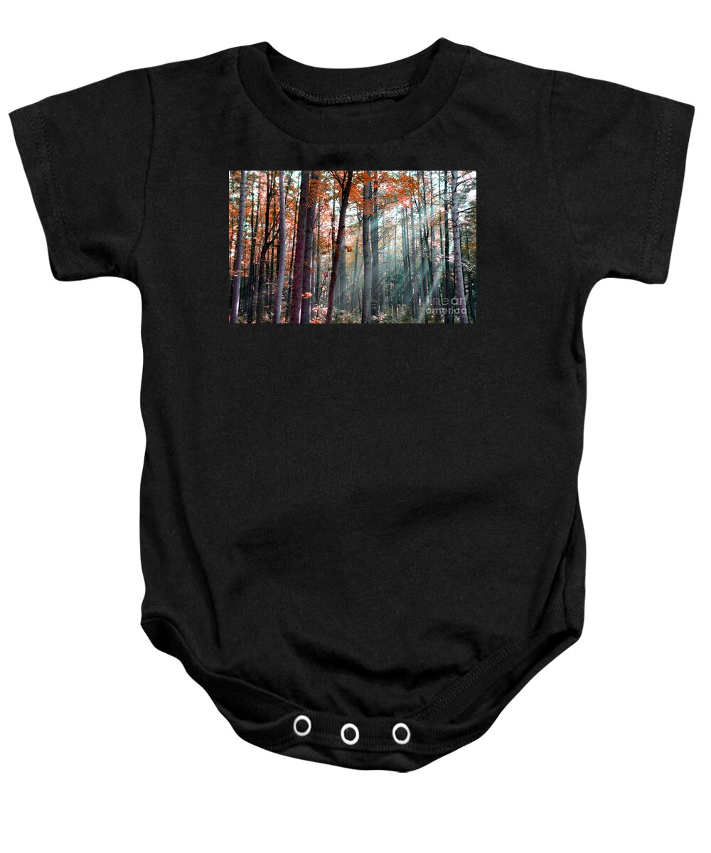 Sun Baby Onesie featuring the photograph Let There Be Light by Terri Gostola
