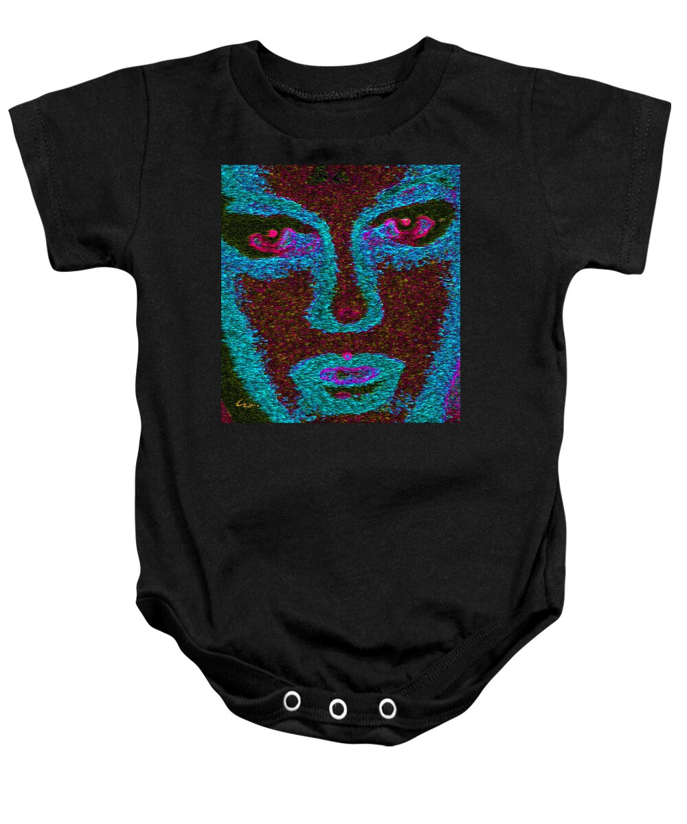 Life Is A Dance Baby Onesie featuring the mixed media Life Is A Dance by Carl Hunter