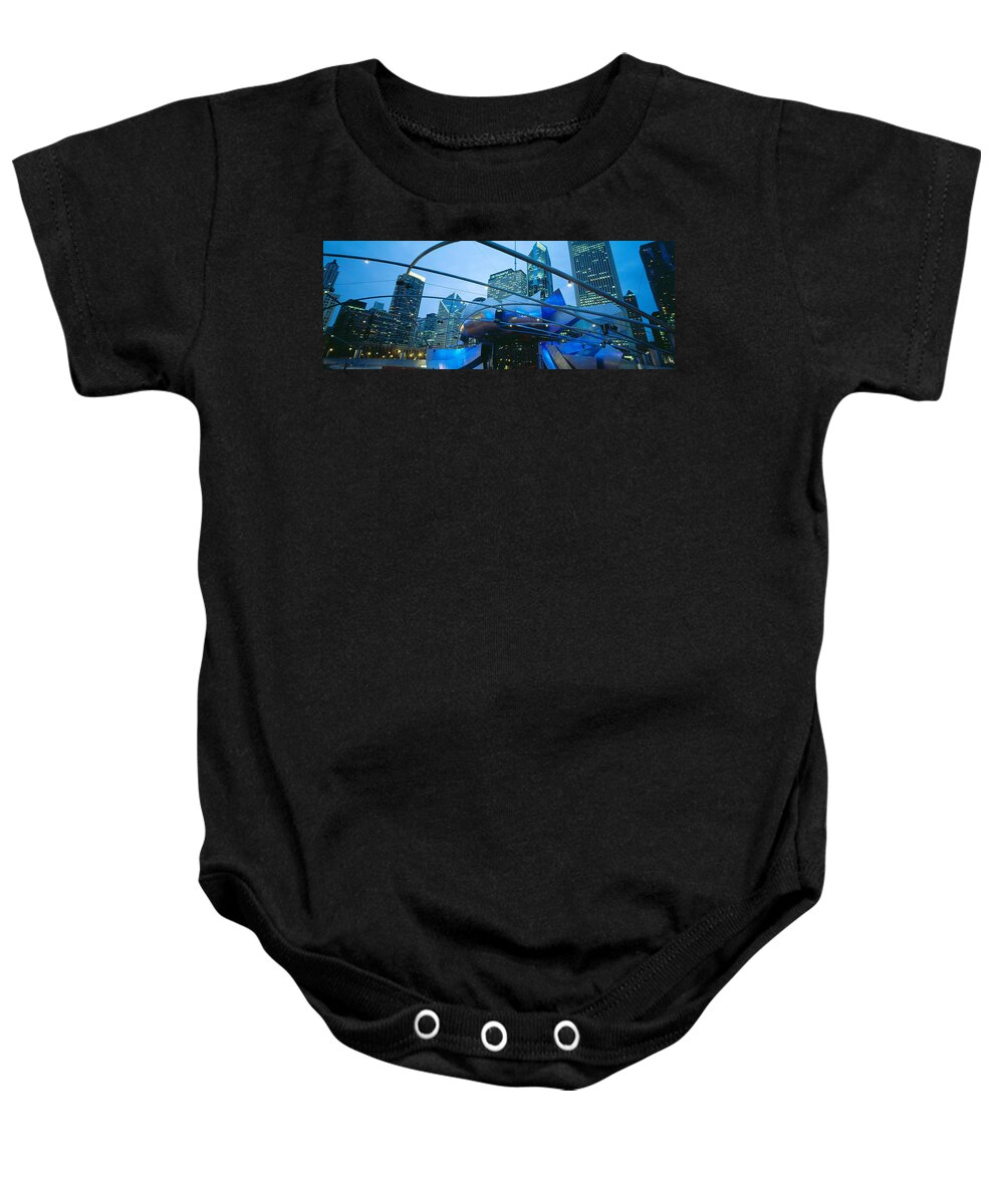 Photography Baby Onesie featuring the photograph Low Angle View Of Jay Pritzker by Panoramic Images
