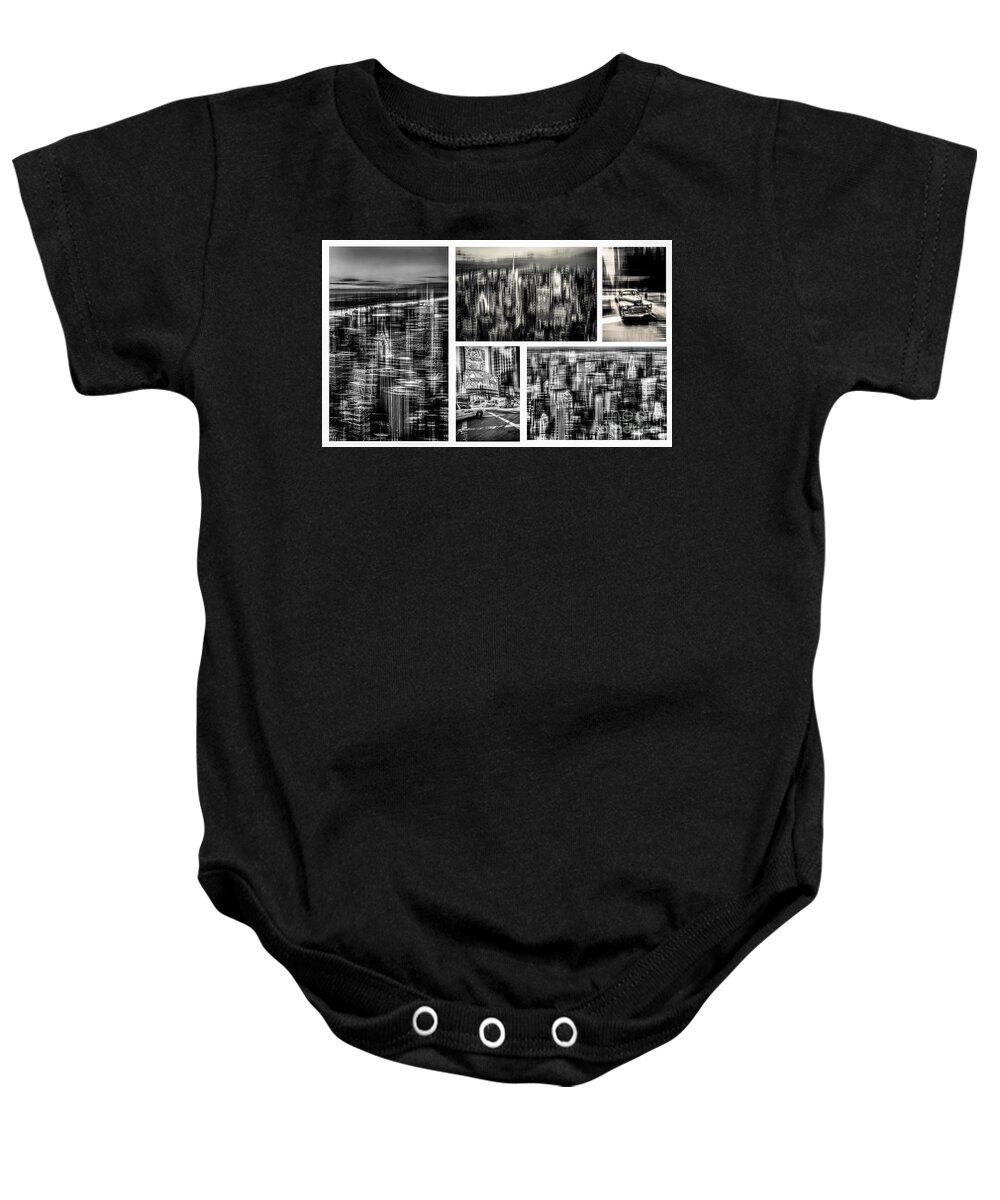 Nyc Baby Onesie featuring the photograph Manhattan Collection II by Hannes Cmarits