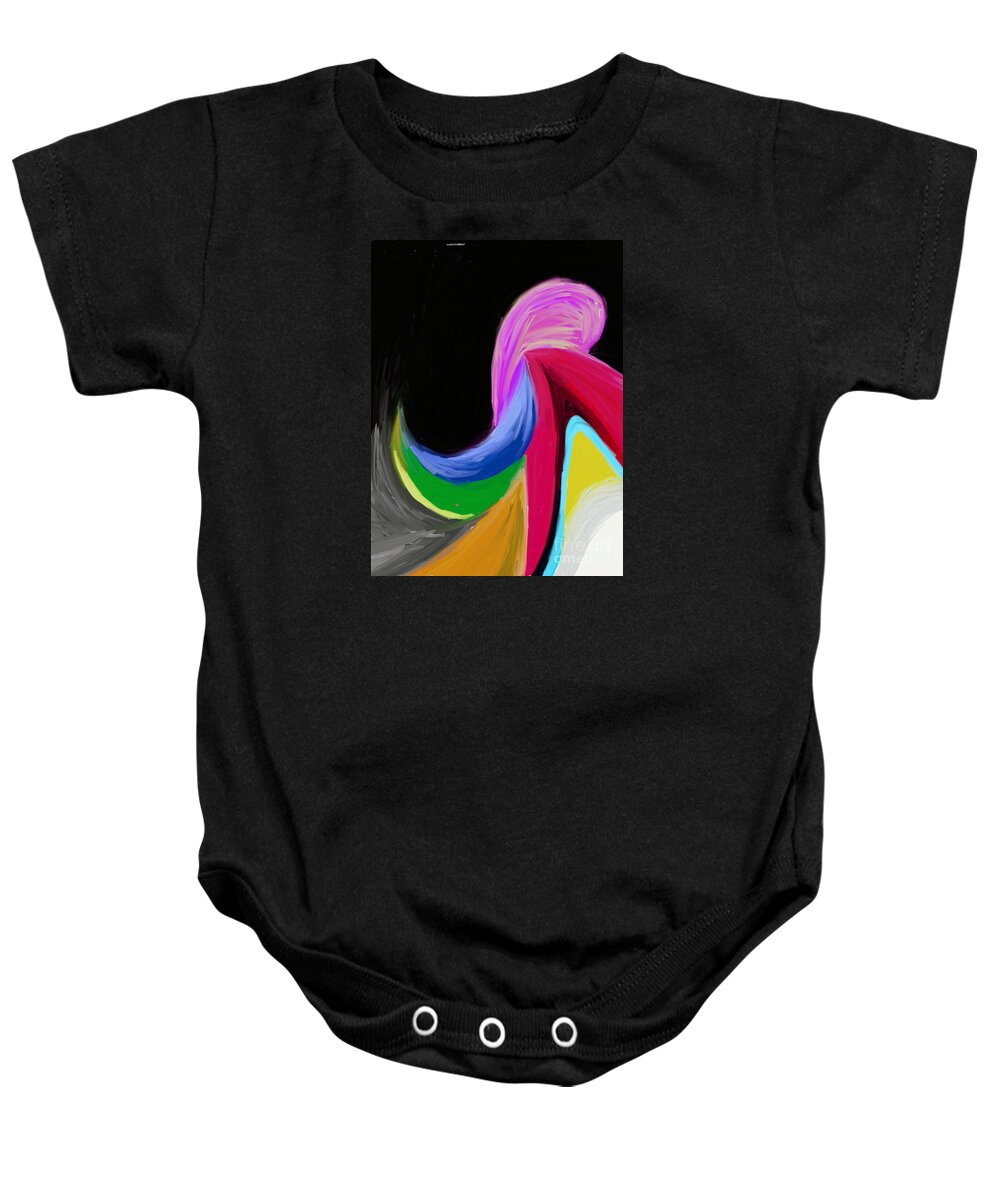 Artrage Baby Onesie featuring the painting Marat by Will Felix
