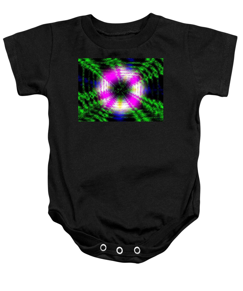 Micro Linear 42 Baby Onesie featuring the digital art Micro Linear 42 by Will Borden