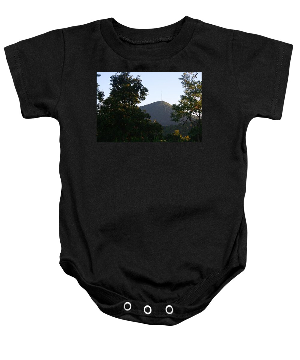 North Carolina Baby Onesie featuring the photograph Mount Pisgah by Stacy C Bottoms