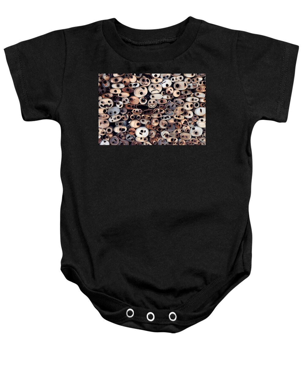 Old Baby Onesie featuring the photograph Mufflers by Melinda Fawver