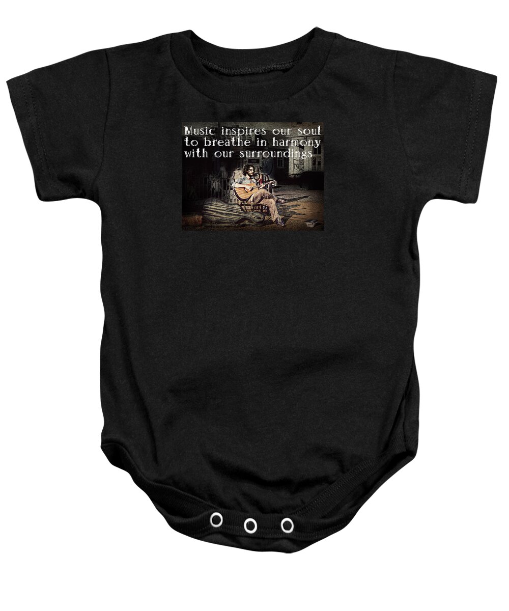 Music Baby Onesie featuring the photograph Musical Inspiration by Melanie Lankford Photography