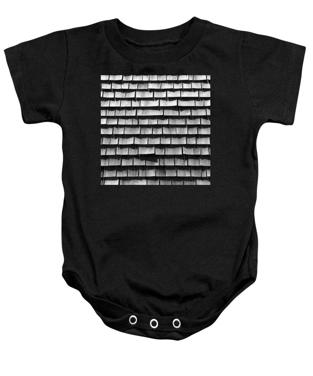 Nantucket Baby Onesie featuring the photograph Nantucket Shingles by Charles Harden