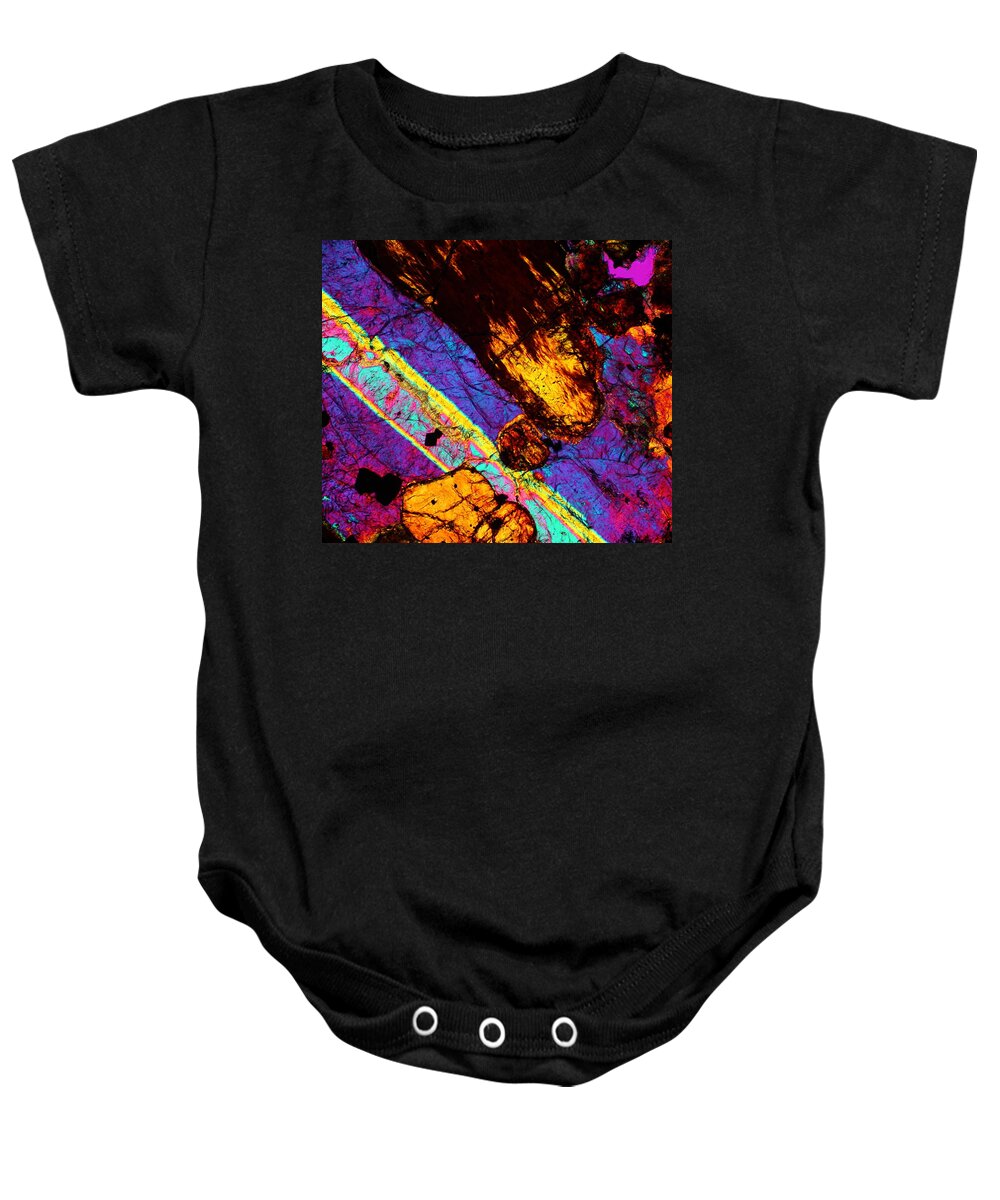 Meteorites Baby Onesie featuring the photograph Smoke On The Water by Hodges Jeffery