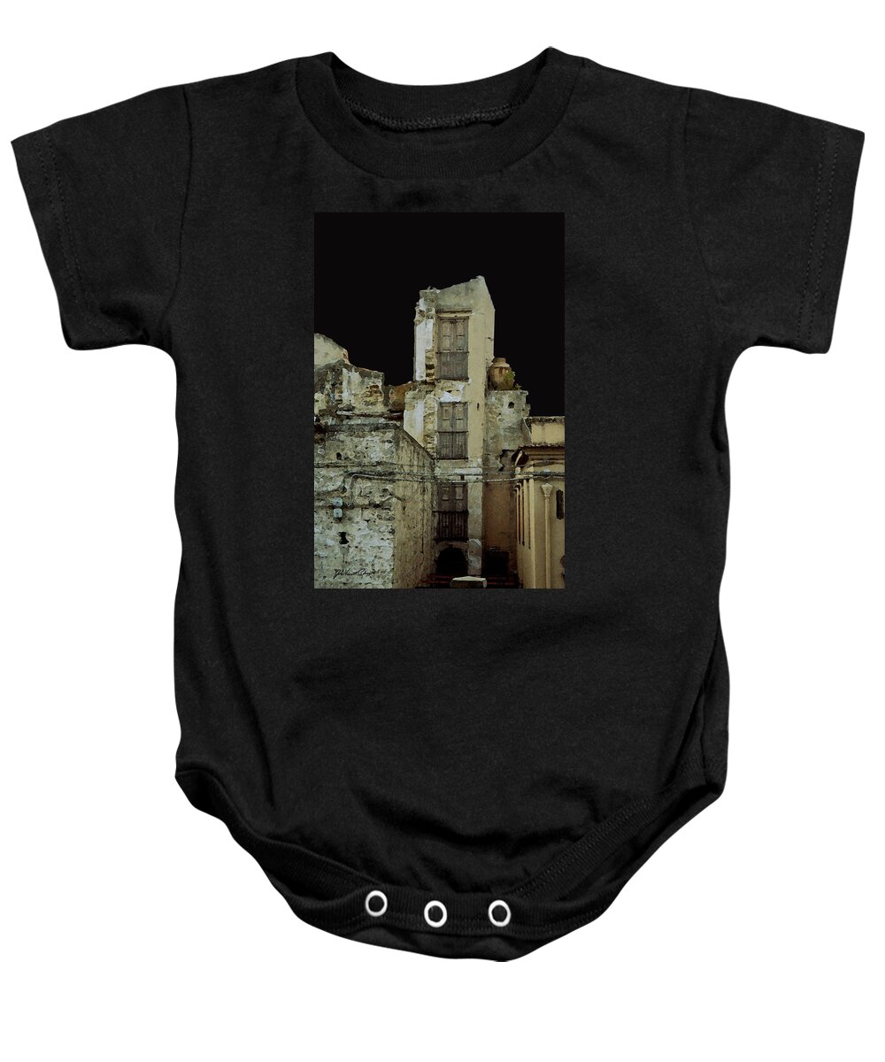 Old Palermo Baby Onesie featuring the digital art Old Palermo by John Vincent Palozzi