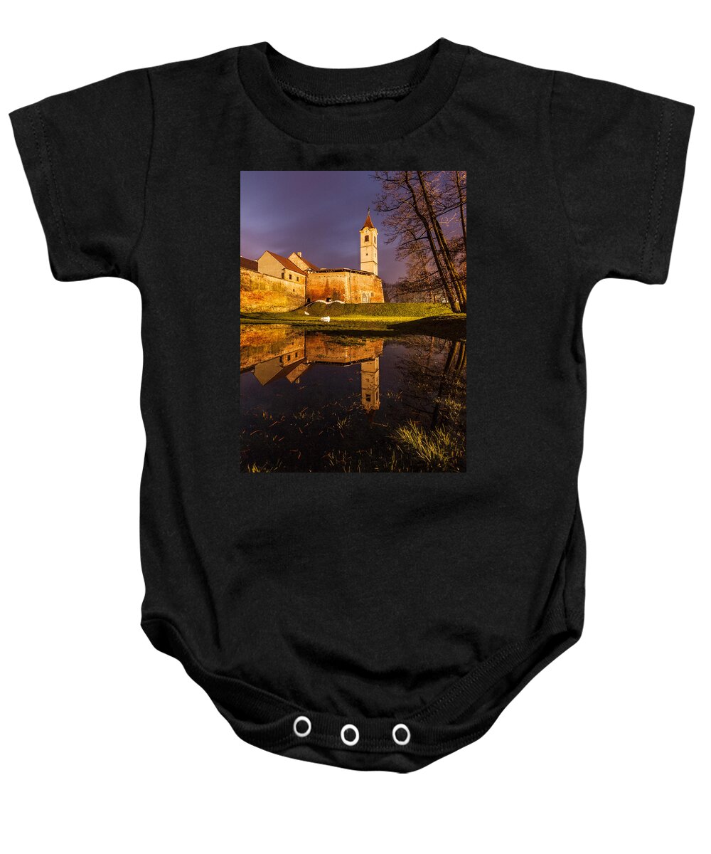 Old Town Baby Onesie featuring the photograph Old Town by Davorin Mance