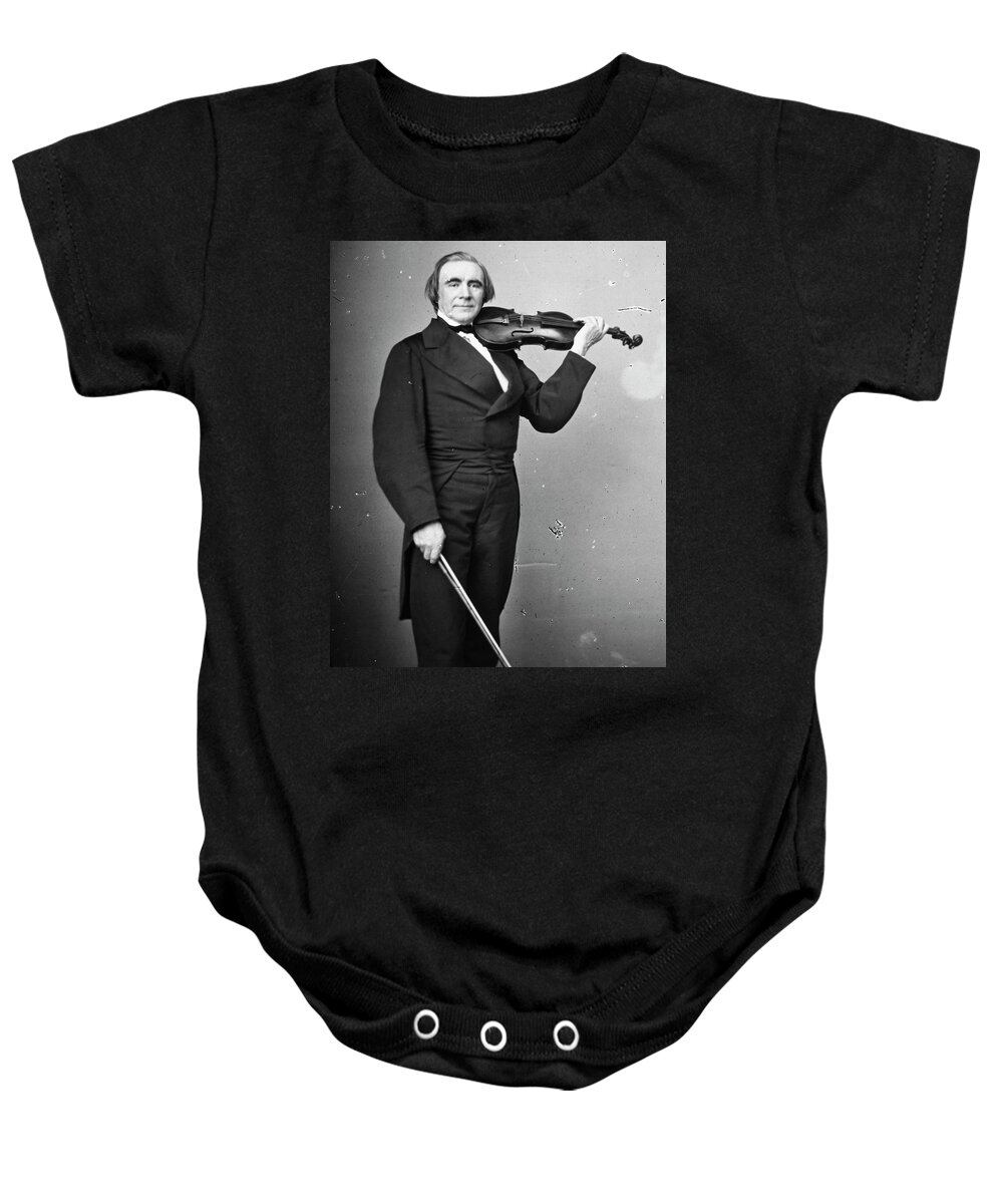 19th Century Baby Onesie featuring the photograph Ole Bornemann Bull (1810-1880) by Granger