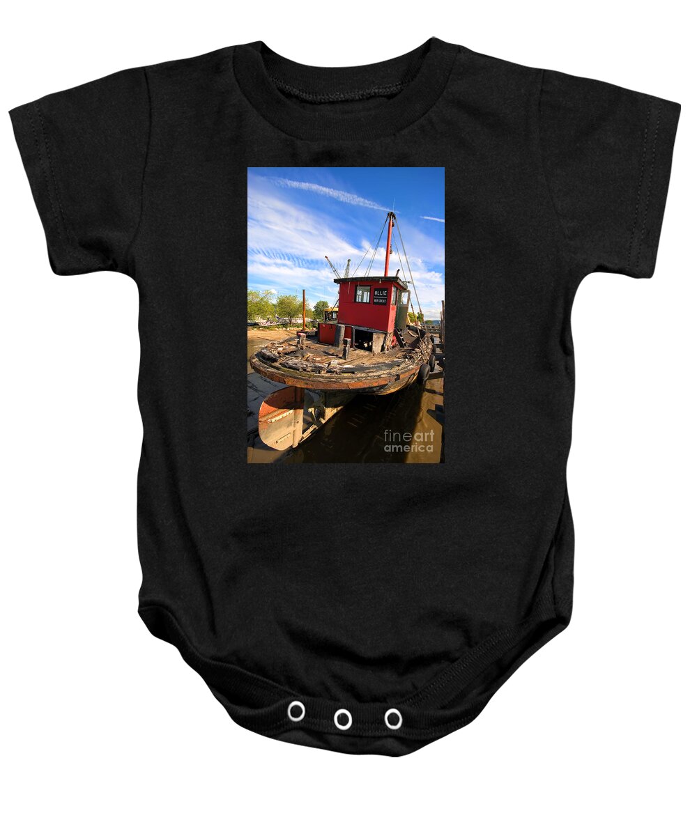 Ollie Baby Onesie featuring the photograph Ollie by Rick Kuperberg Sr