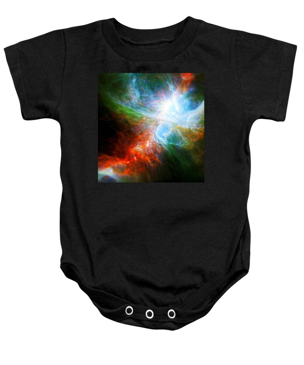 Nasa Images Baby Onesie featuring the photograph Orion's Rainbow 6 by Jennifer Rondinelli Reilly - Fine Art Photography
