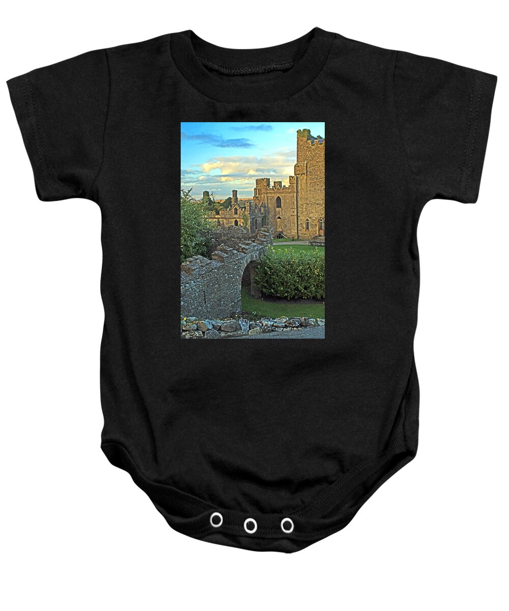 Ireland Baby Onesie featuring the photograph Over the Bridge by Jennifer Robin