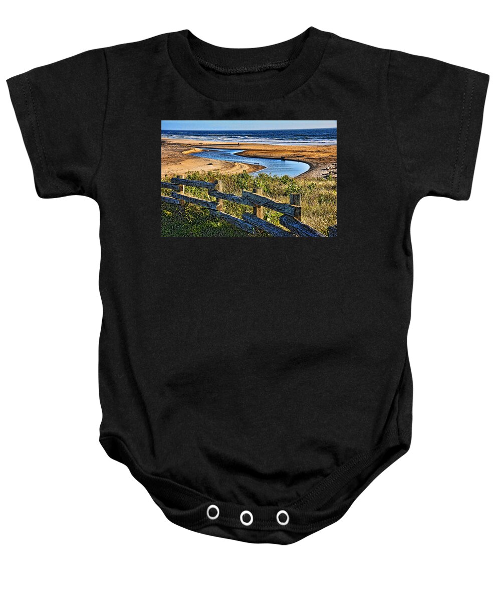 Http://www.facebook.com/spectralight Baby Onesie featuring the photograph Pacific Coast - 4 by Mark Madere