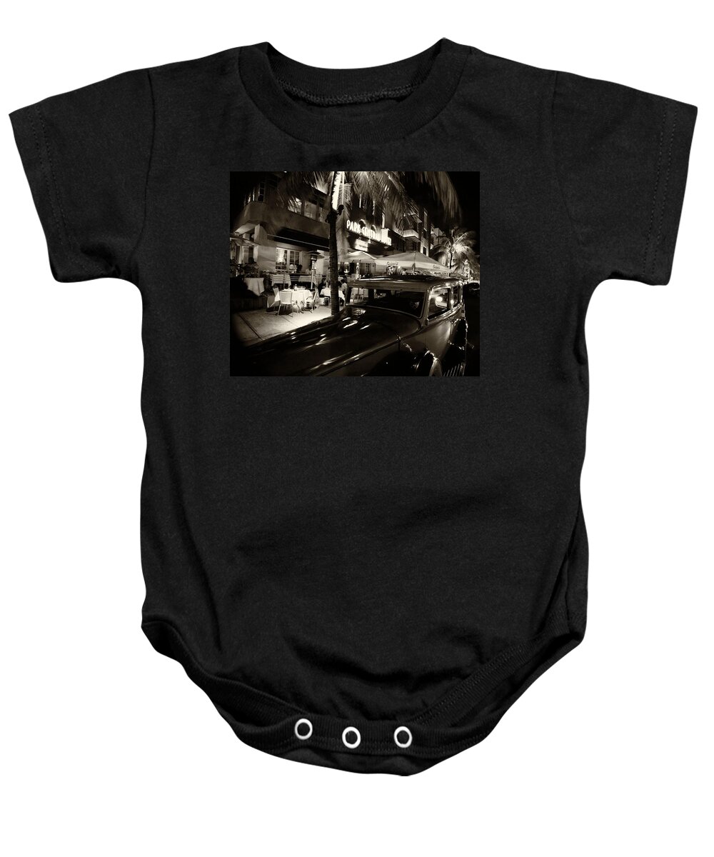 Park-central-hotel Baby Onesie featuring the photograph Park Central Hotel by Gary Dean Mercer Clark