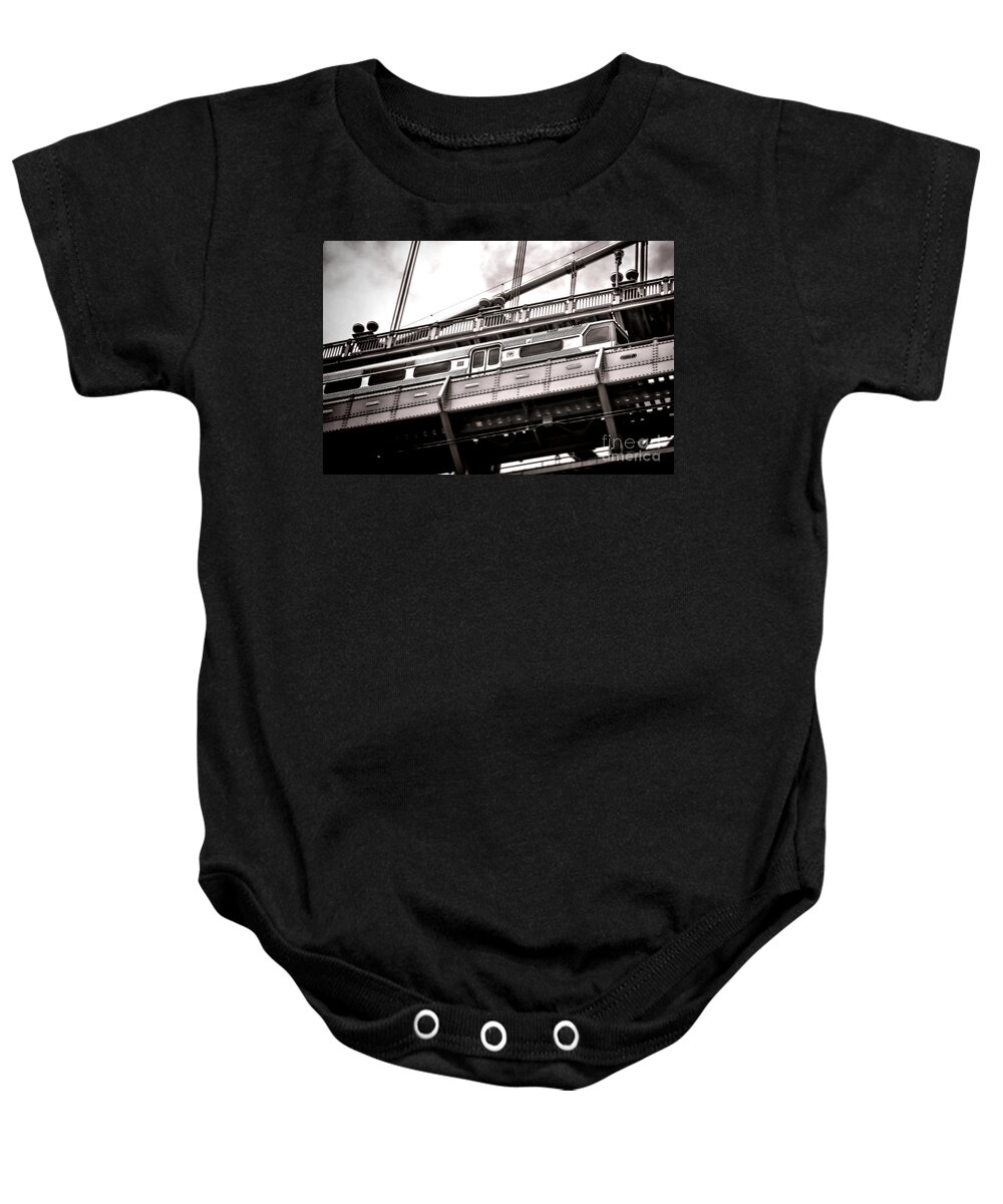Patco Baby Onesie featuring the photograph Patco by Olivier Le Queinec