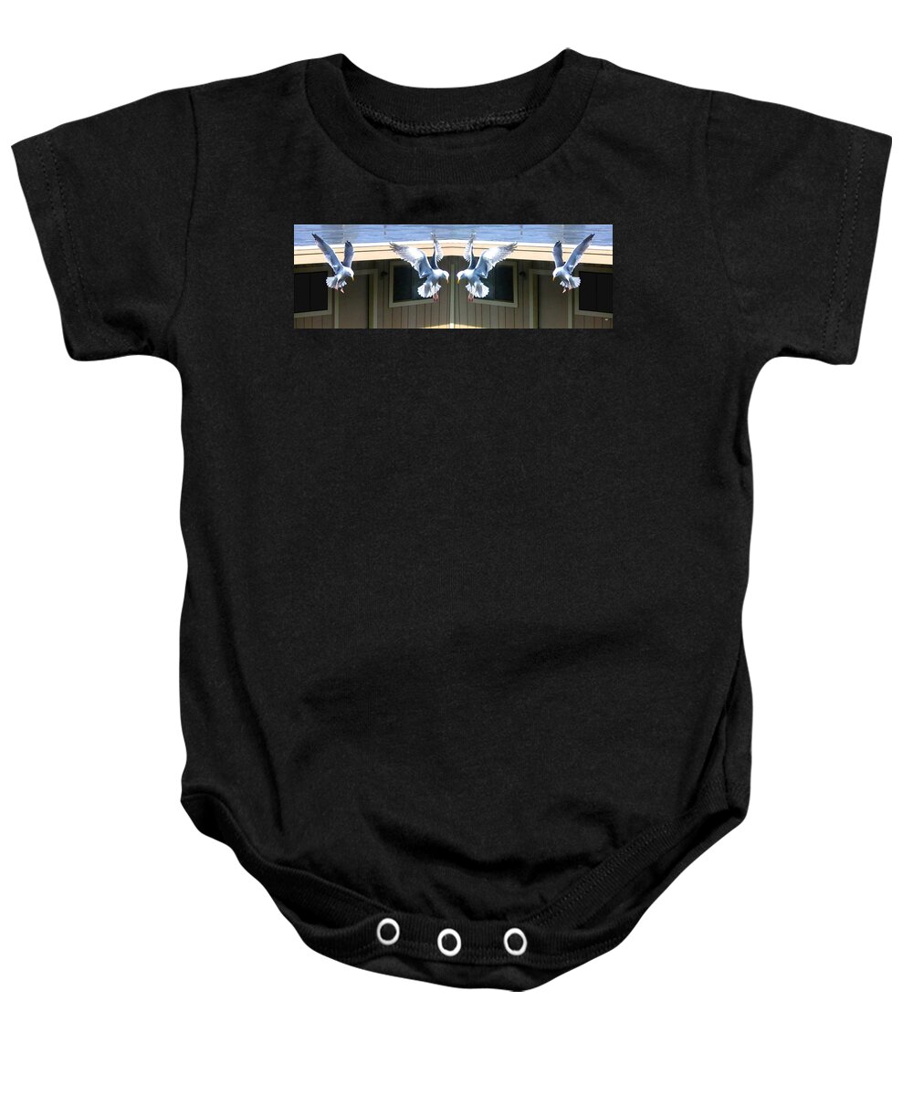 Photo Synthesis 3 Baby Onesie featuring the digital art Photo Synthesis 3 by Will Borden