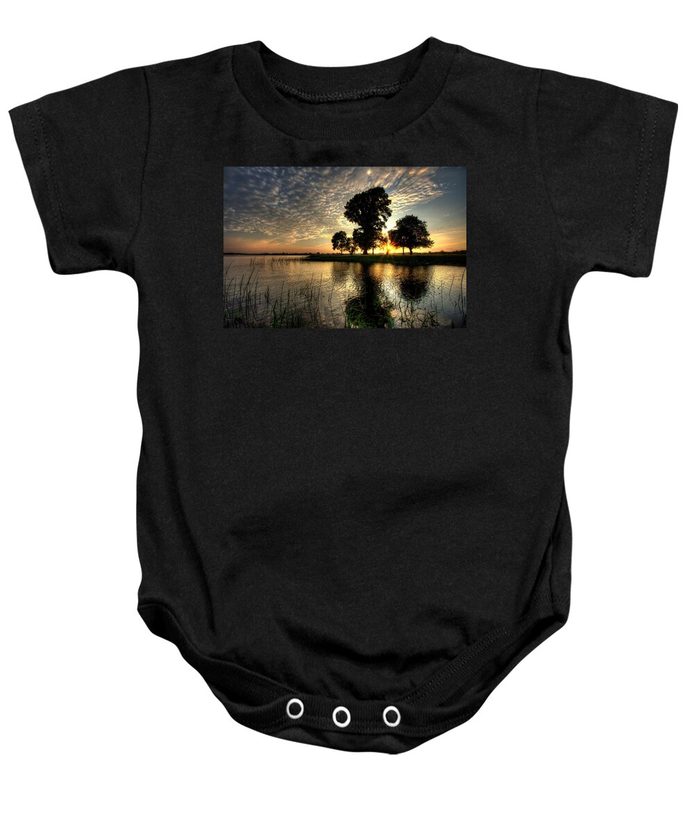 Blue Hour Baby Onesie featuring the photograph Pithers Oaks by Jakub Sisak