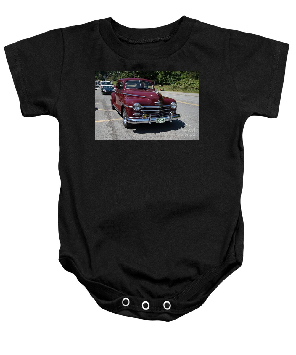 Bowen Island Baby Onesie featuring the digital art Plymouth by Carol Ailles