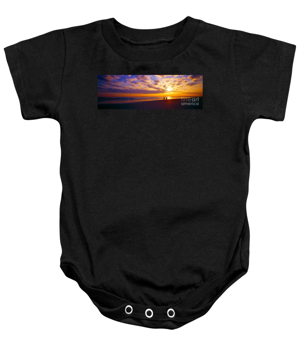 Ponce Baby Onesie featuring the photograph Ponce inlet FL sunrise by Tom Jelen