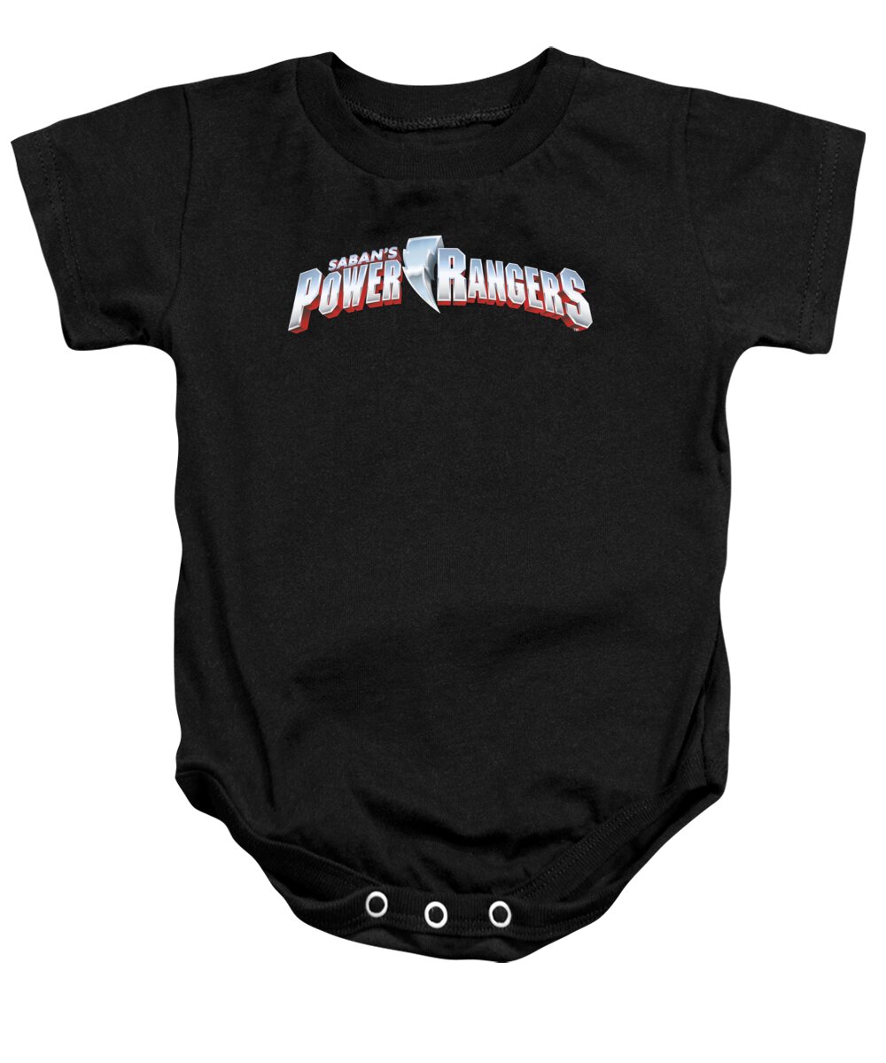  Baby Onesie featuring the digital art Power Rangers - New Logo by Brand A