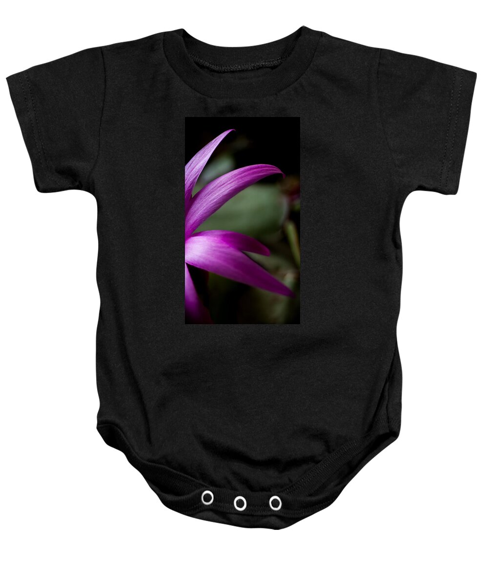 Flowers Baby Onesie featuring the photograph Purple Flower by Steven Milner