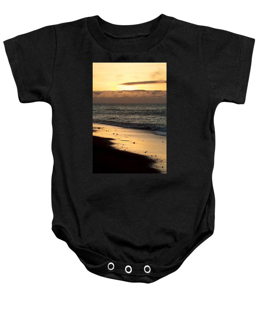 Galapagos Islands Baby Onesie featuring the photograph Rabida Sunset by David Beebe