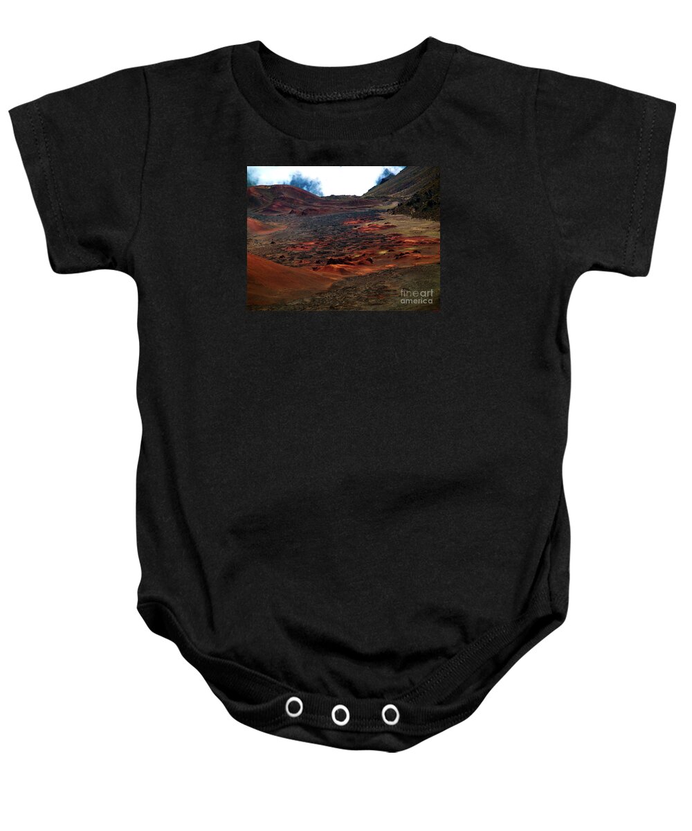 Fine Art Photography Baby Onesie featuring the photograph Remnants of a Catastrophe by Patricia Griffin Brett