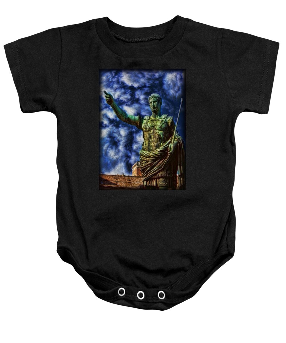 Julius Caesar Baby Onesie featuring the photograph Ruler of the Empire by Lee Dos Santos