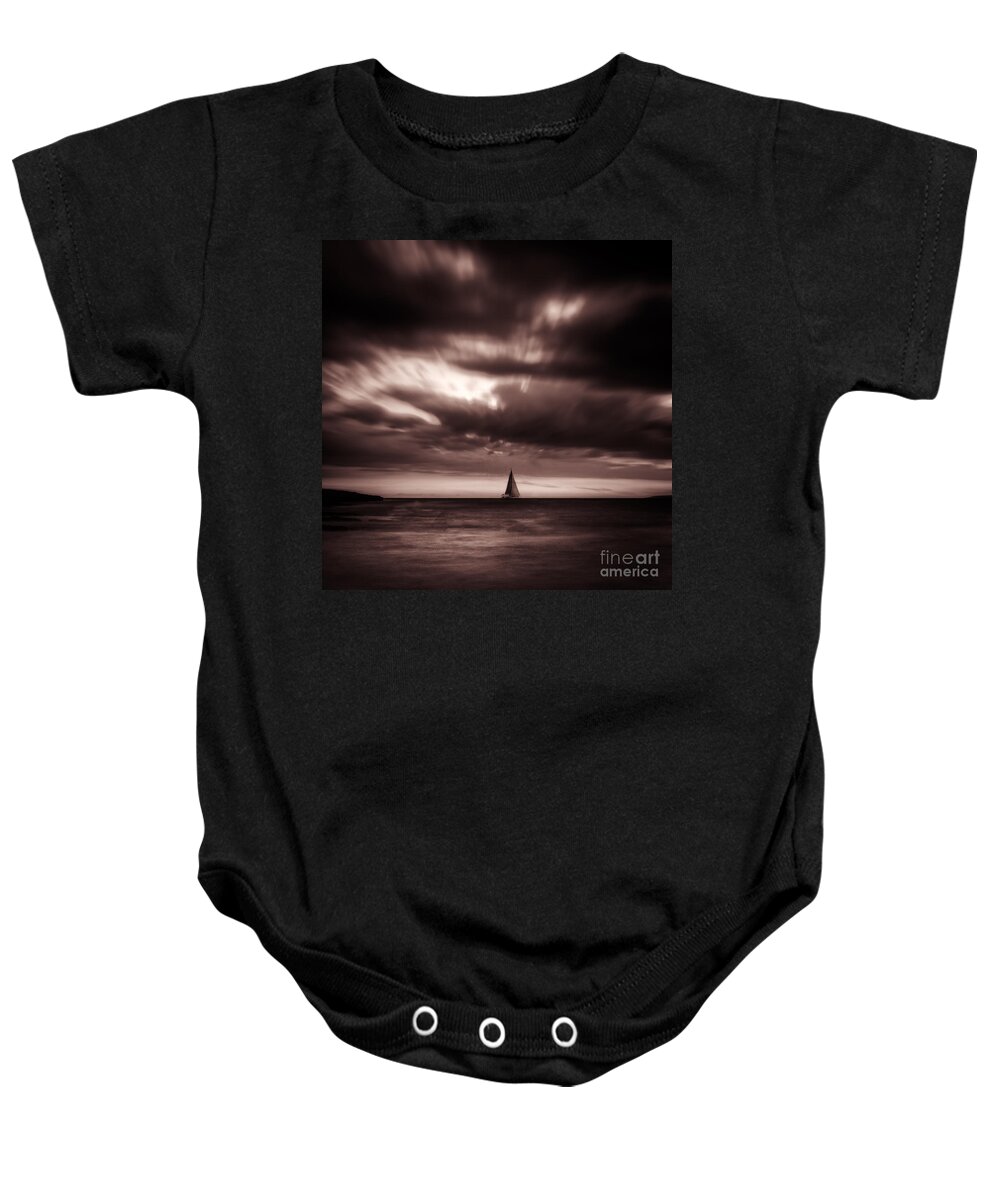  Baby Onesie featuring the photograph Sailing by Stelios Kleanthous
