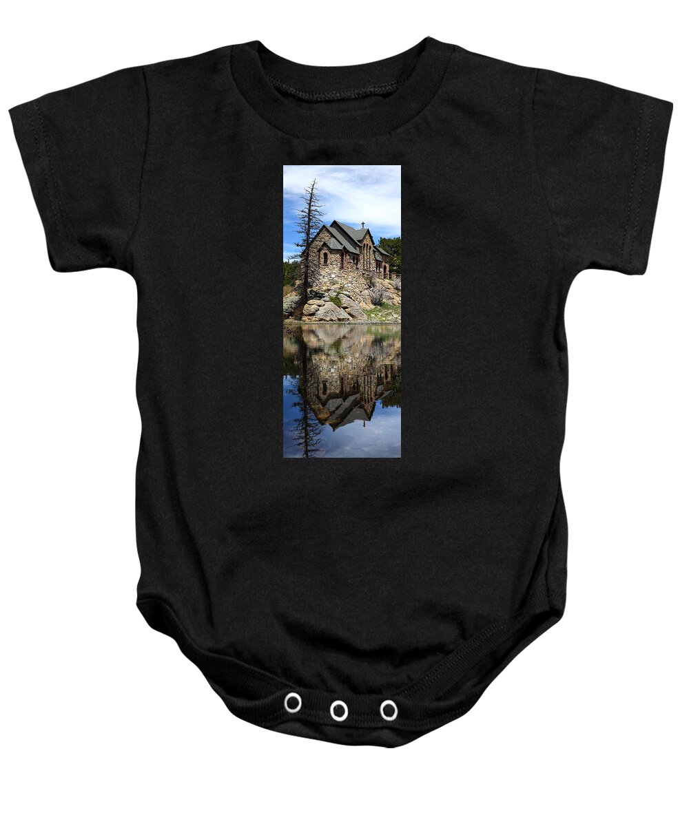 St. Malo Baby Onesie featuring the photograph Saint Malo Chapel by Shane Bechler