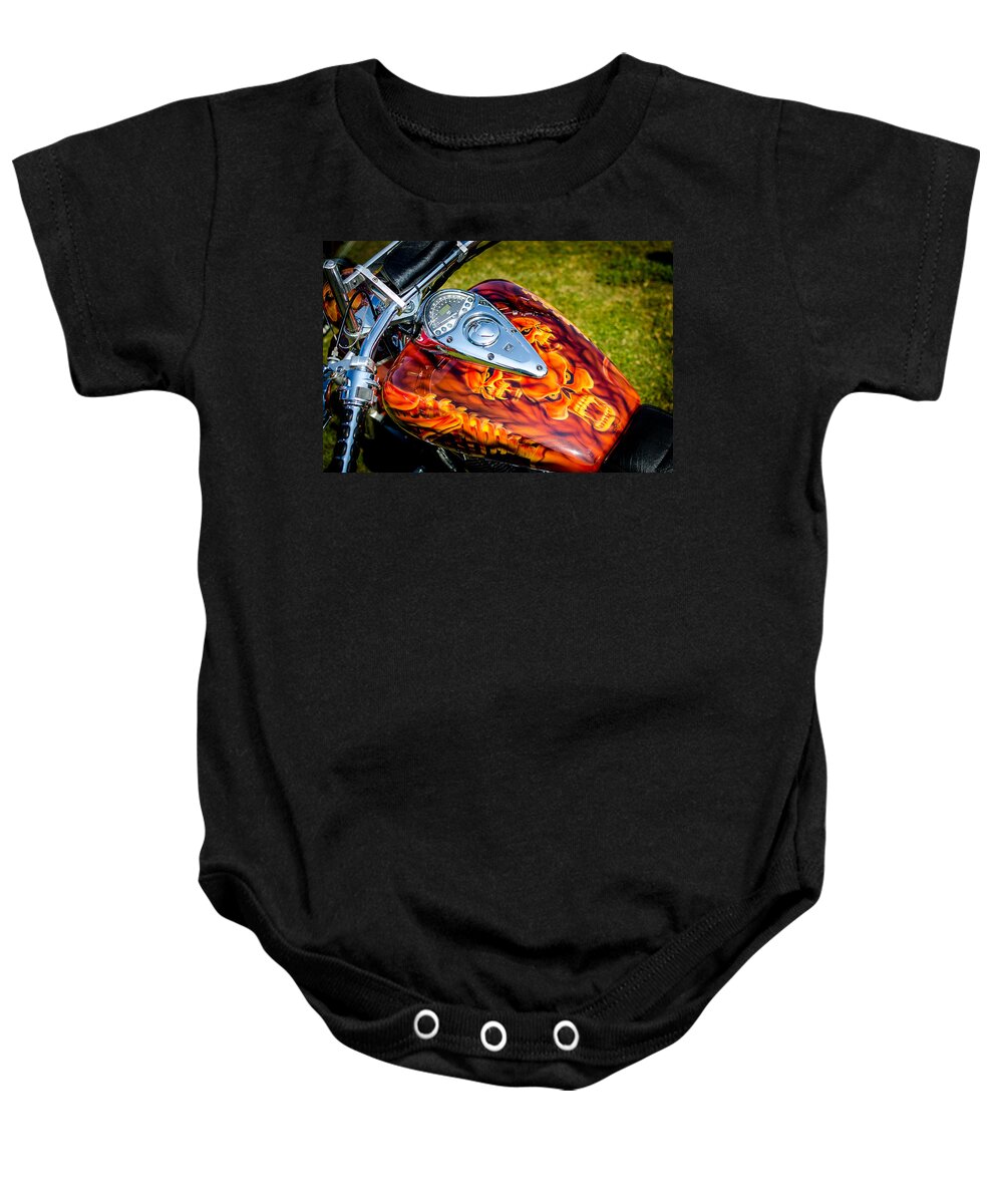 Demons Baby Onesie featuring the photograph Screaming Demons Bike Tank by David Morefield