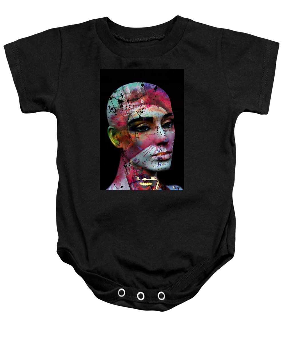 Abstract Baby Onesie featuring the photograph Screaming To Ya by J C