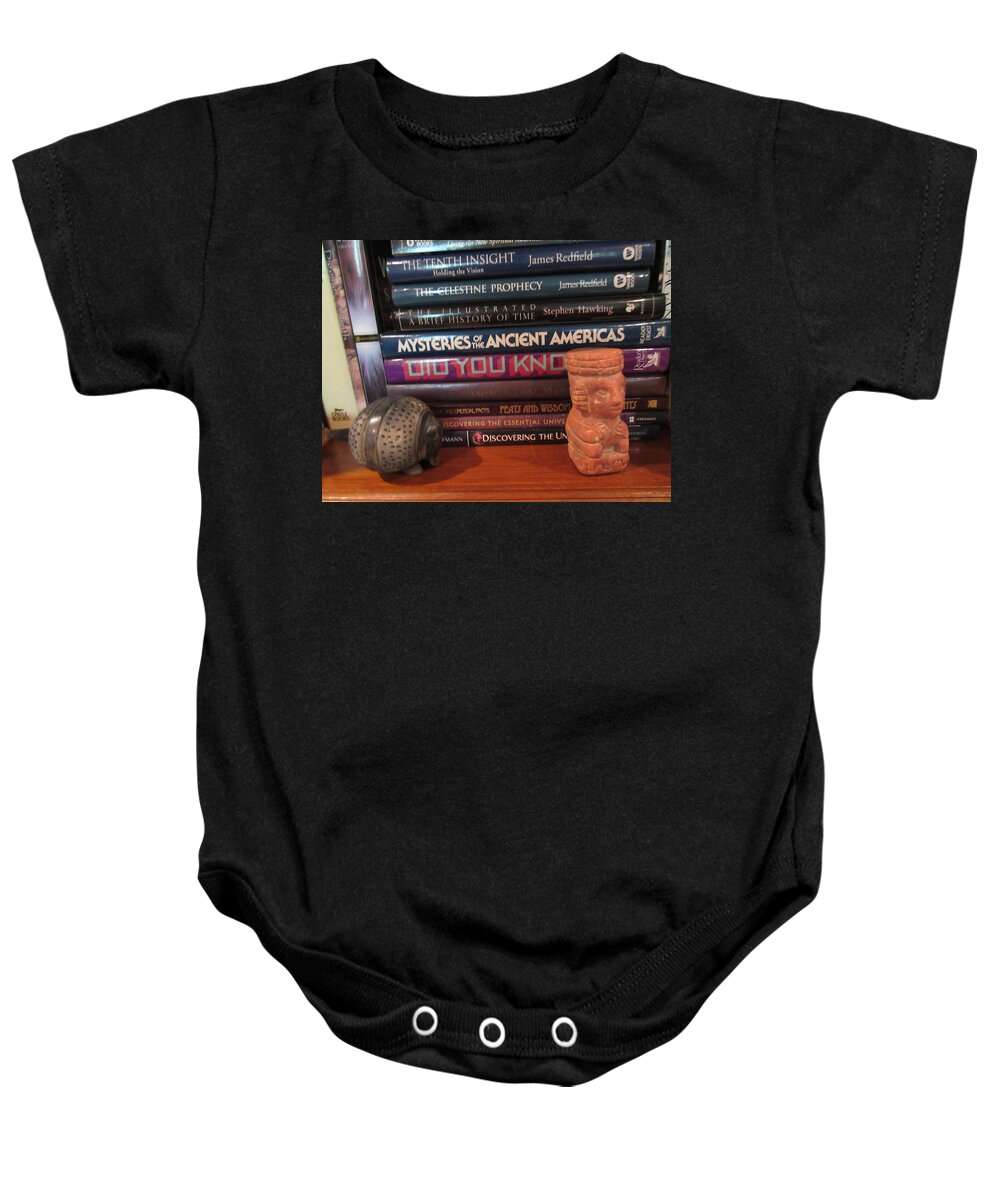 Print Baby Onesie featuring the photograph Searching For Enlightenment A by Ashley Goforth