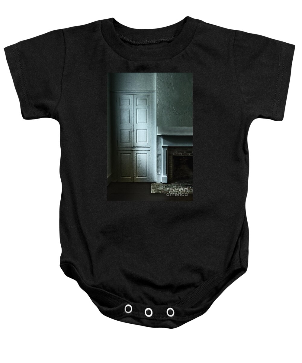 Room Baby Onesie featuring the photograph Shadow and Shroud by Margie Hurwich