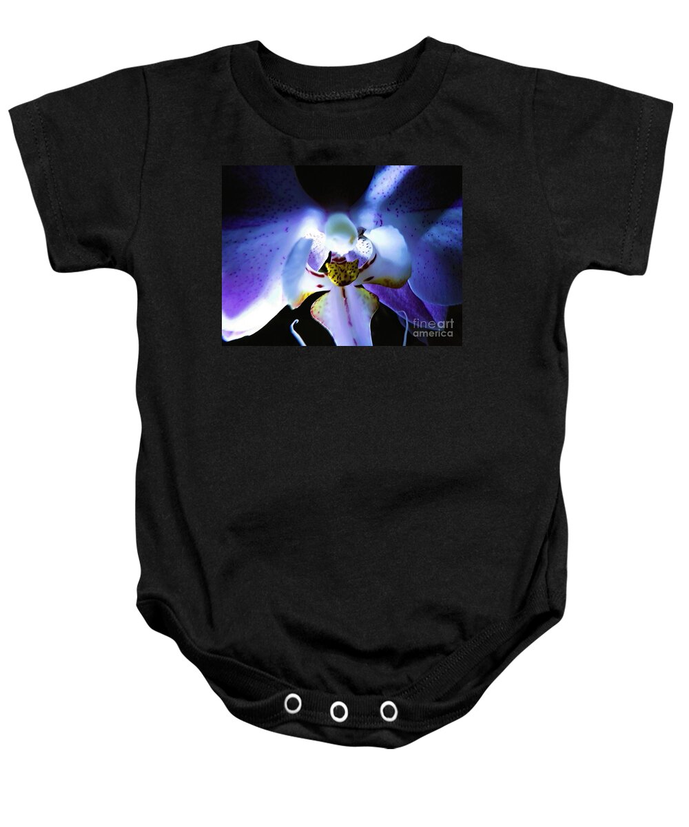 Shadow Baby Onesie featuring the photograph Shadow Dance by Robyn King