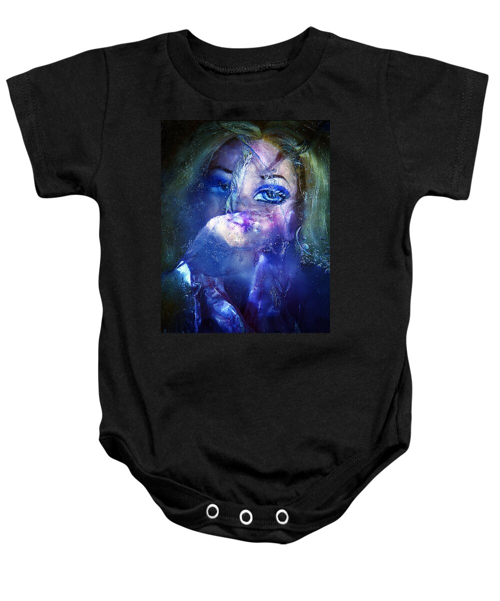 Shattered Baby Onesie featuring the photograph Shattered by Rick Mosher