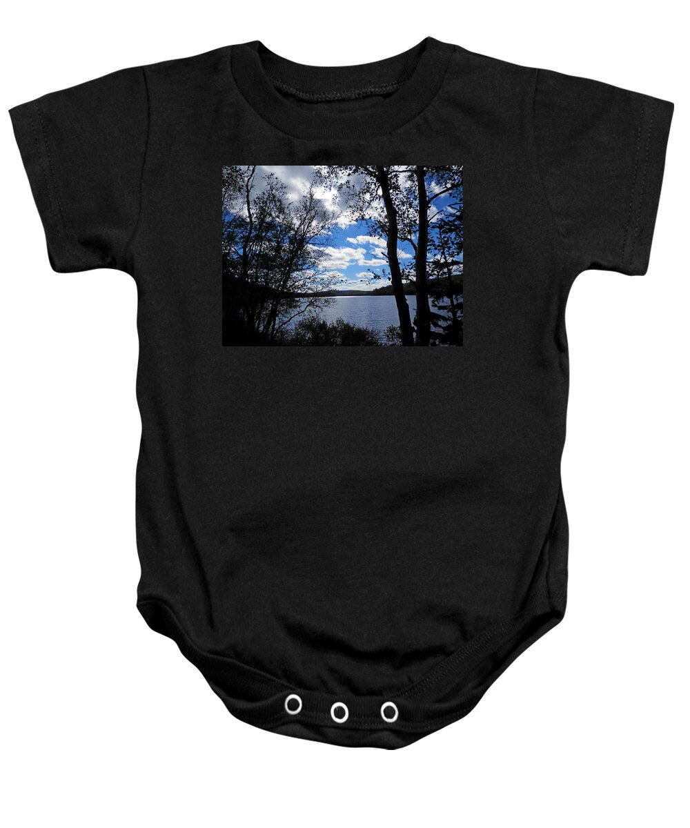 Silhouette Baby Onesie featuring the photograph Silhoutte 1 by Pema Hou