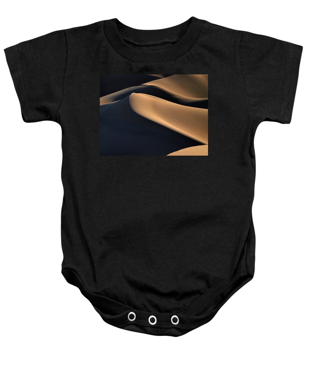 Death Valley National Park Baby Onesie featuring the photograph Sinuous Dunes by Joe Schofield
