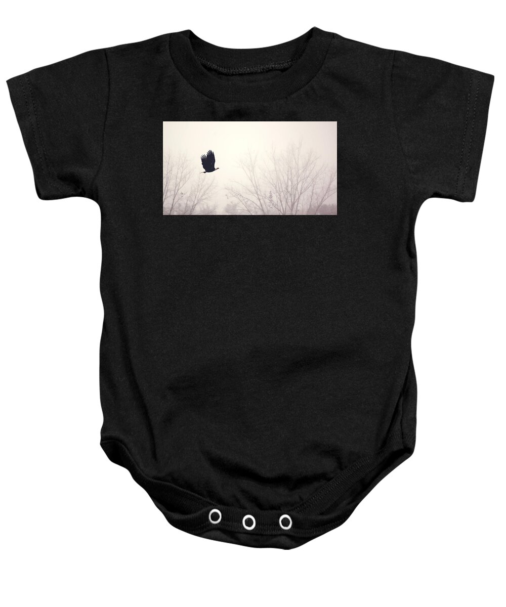 America Baby Onesie featuring the photograph Slicing through the Fog by Melanie Lankford Photography