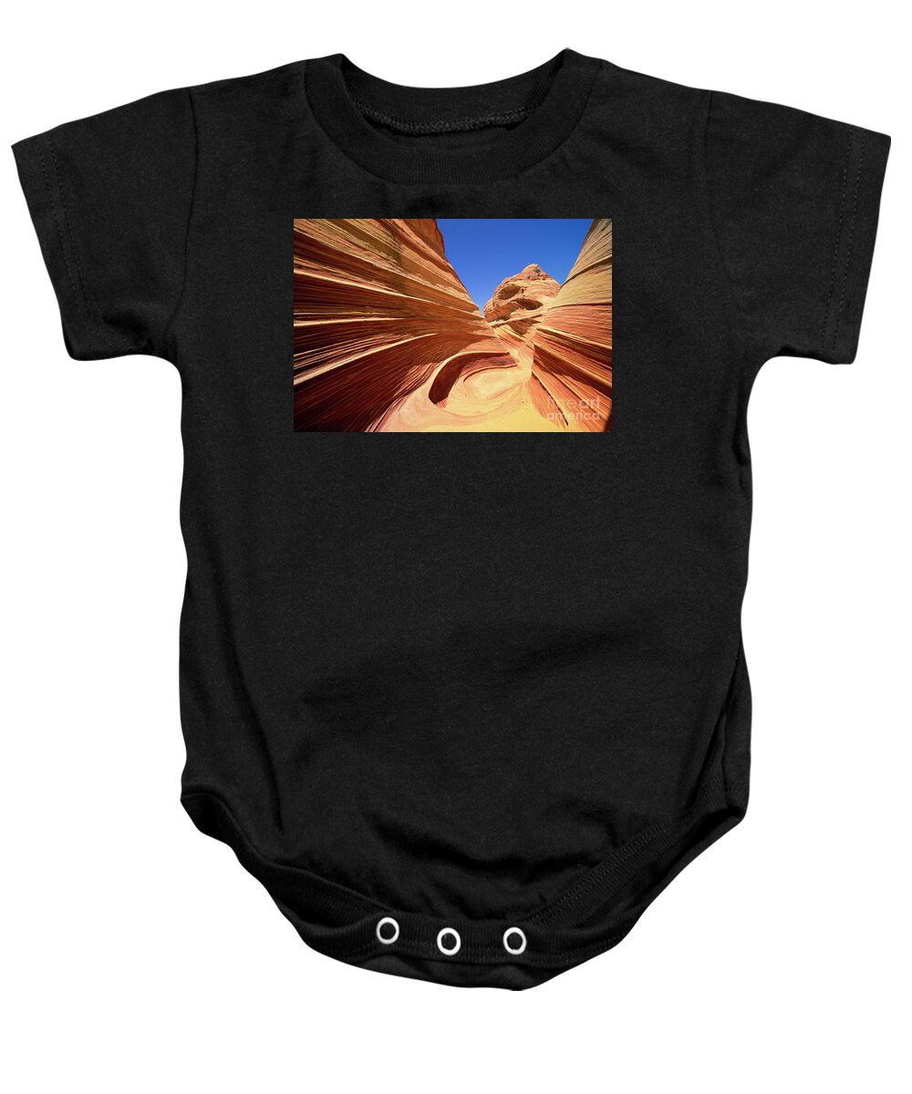 00341061 Baby Onesie featuring the photograph Small Sandstone Canyon Colorado Plateau by Yva Momatiuk John Eastcott