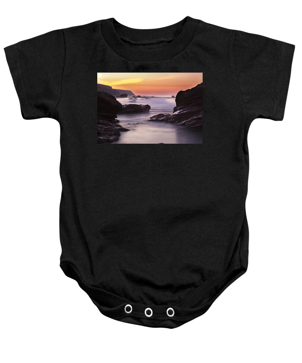 Beach Baby Onesie featuring the photograph Song of The Wave by Denise Dube