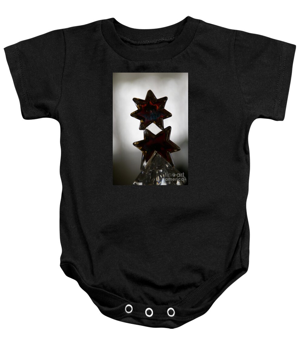 Christmas Baby Onesie featuring the photograph Still Shining From Above by Linda Shafer