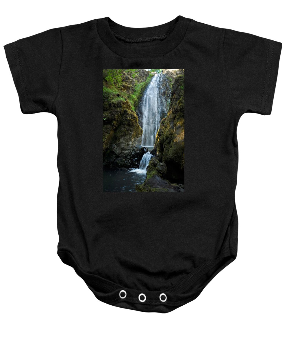 Water Baby Onesie featuring the photograph Susan Creek Falls Series 11 by Teri Schuster
