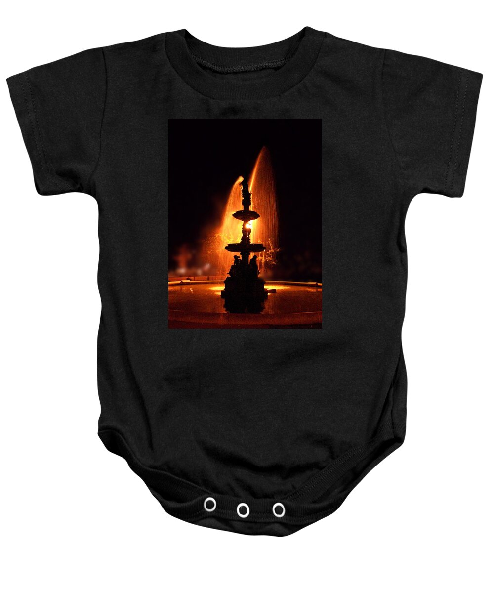 Taylor Park Baby Onesie featuring the photograph Taylor Park at Rest by R B Harper