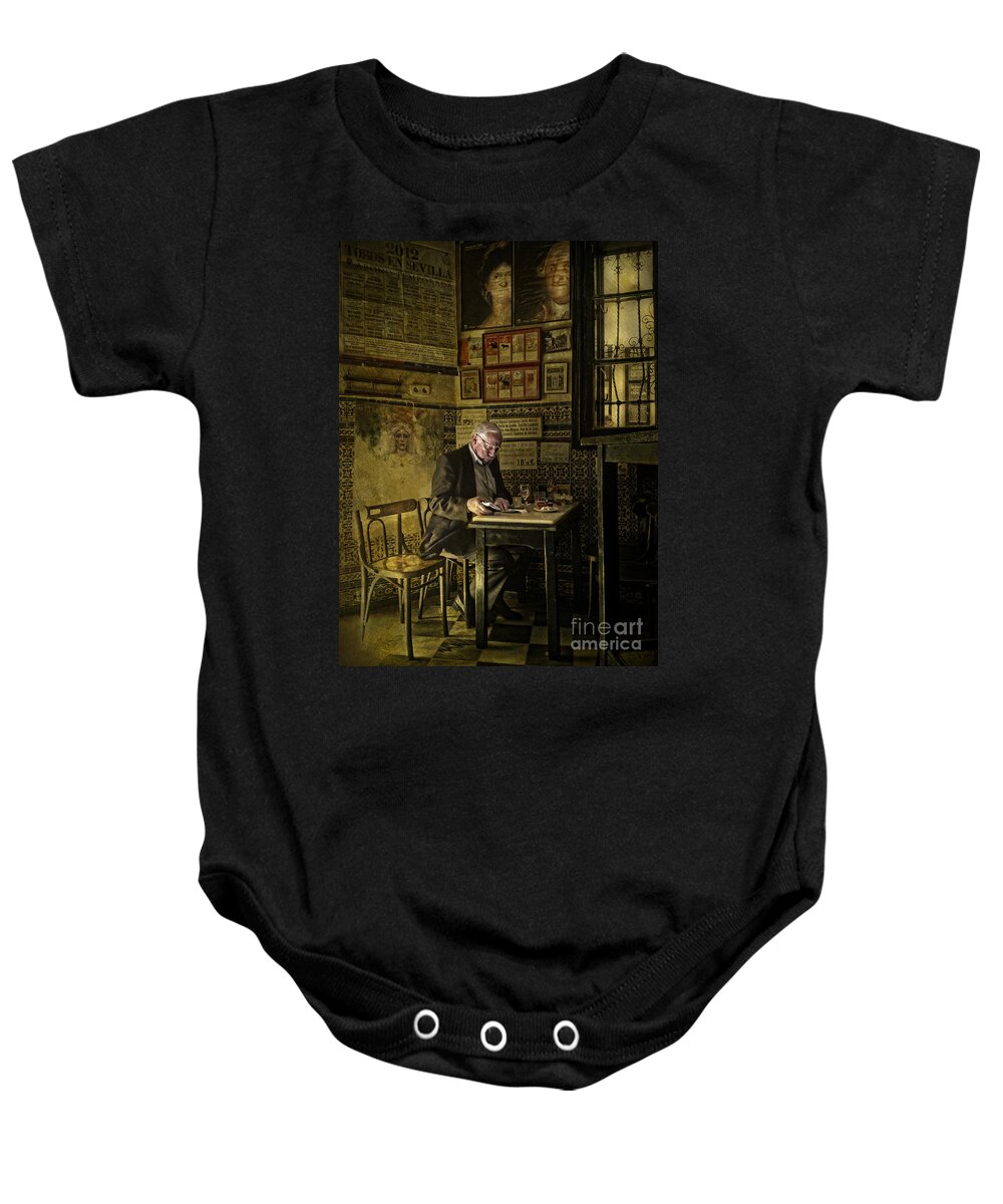 People Baby Onesie featuring the photograph The Bill by Heiko Koehrer-Wagner