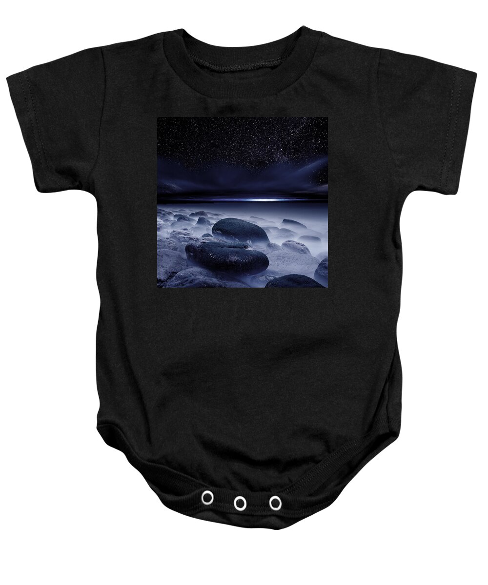 Night Baby Onesie featuring the photograph The Depths of Forever by Jorge Maia