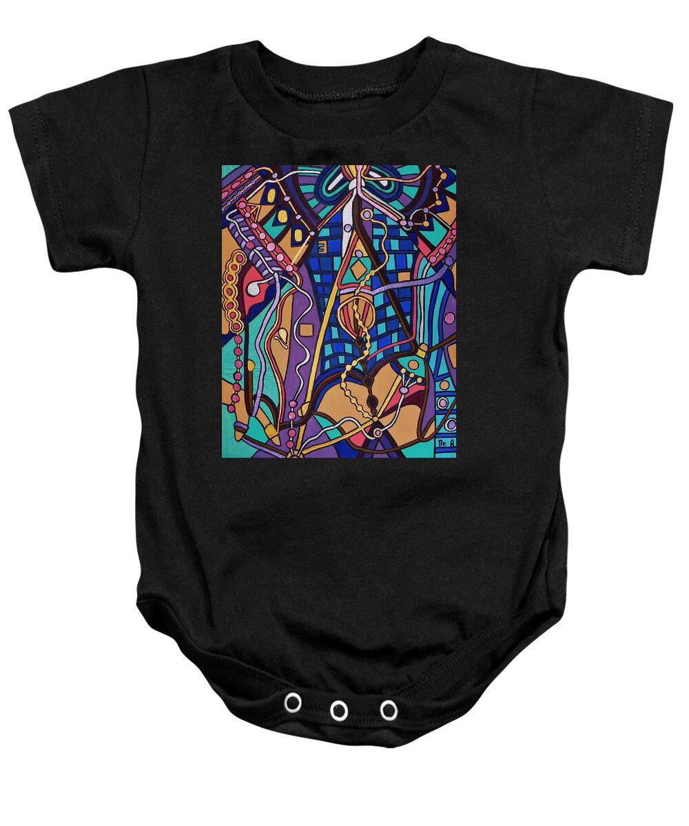 Acrylic Baby Onesie featuring the painting The Exam by Barbara St Jean